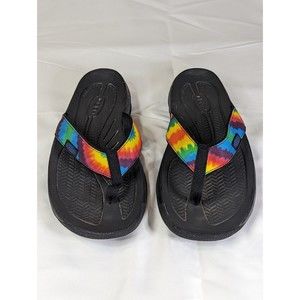Keen Rainbow Tie-dye Flip Flop Women's Size 11 US